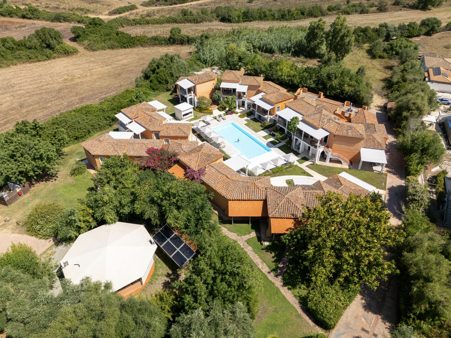 Aerial view of the Galanias Hotel & Resort